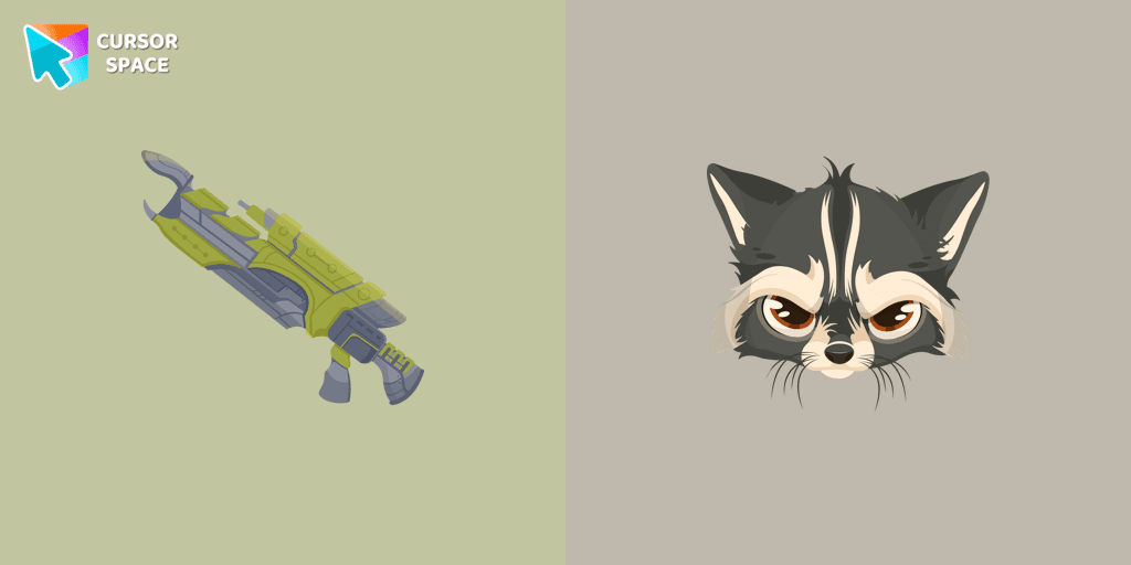 Raccoon cursor